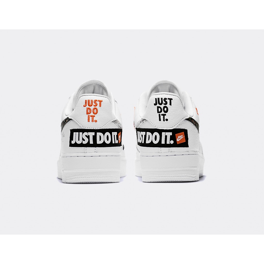 nike af1 just do it black